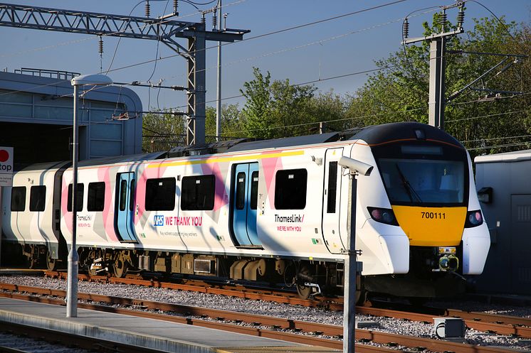 Thameslink train wrap