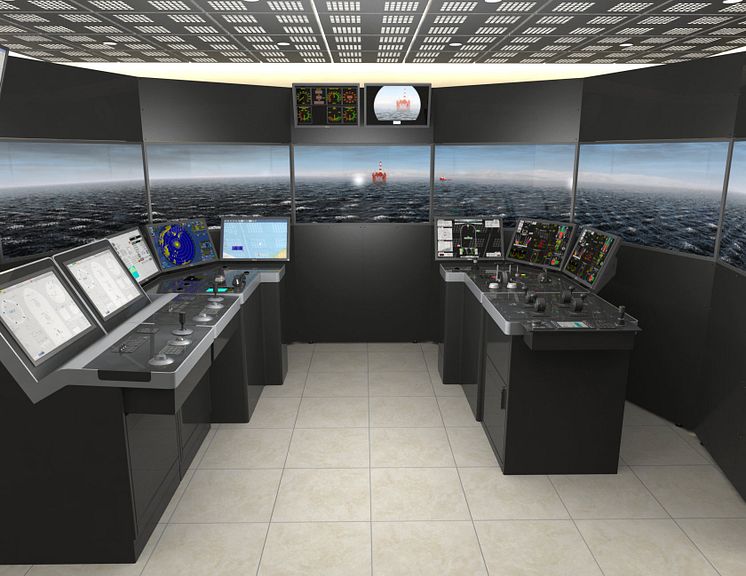Hi-res image - Kongsberg Digital - Aft Bridge Simulator