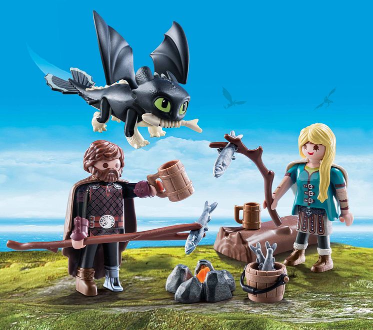 Hicks und Astrid mit Babydrachen von PLAYMOBIL (70040)