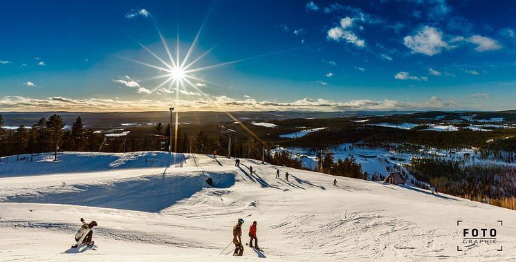 Storklintens skidanläggning i Boden