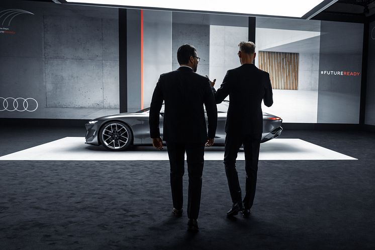 Audi grandsphere concept, Marc Lichte (Head of Design) og Oliver Hoffmann (Head of Technical Development)