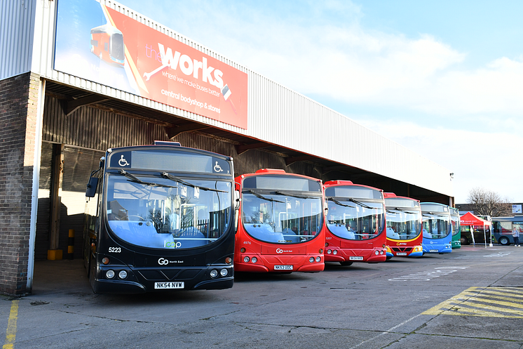 Go North East raises funds for Gateshead Foodbank at special farewell bus event