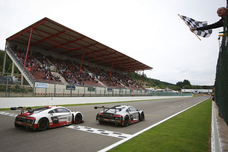 24h Spa 2015 - Audi R8 LMS #5 (Audi Sport Team Phoenix), Christian Mamerow, Christopher Mies, Nicki Thiim