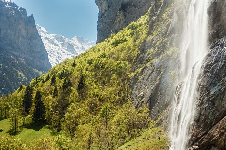 Staubbachfall im Lauterbunnental (Bern)