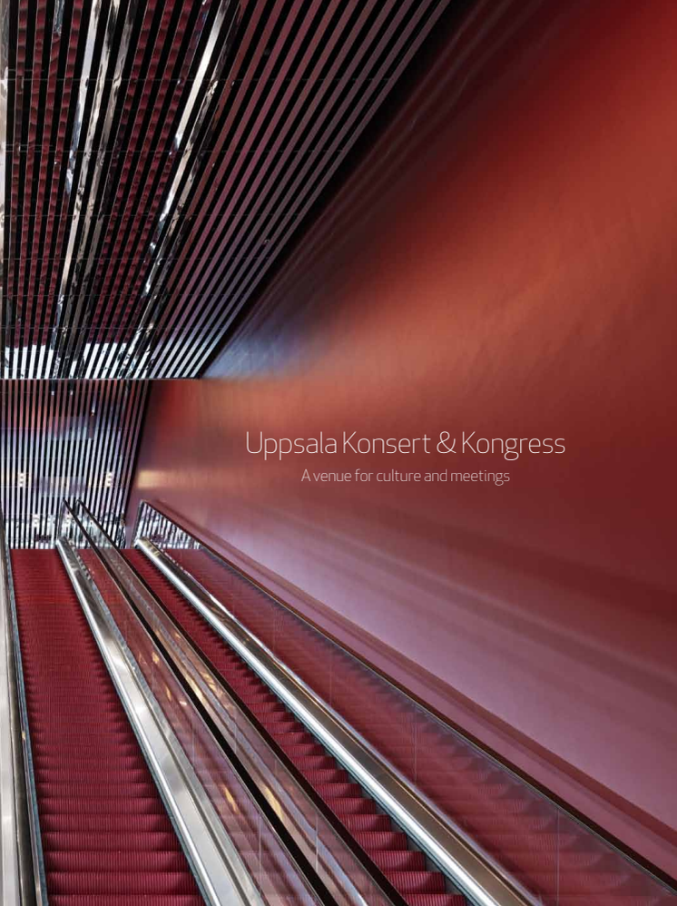Uppsala Konsert & Kongress conference brochure 2015