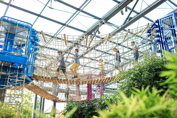 Indoor-Klettergarten im PLAYMOBIL-FunPark