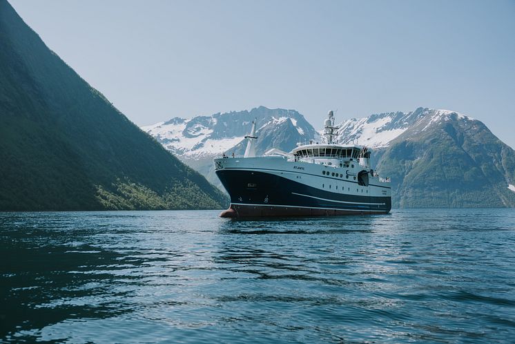 Norwegian frozen at sea vessel Atlantic 2