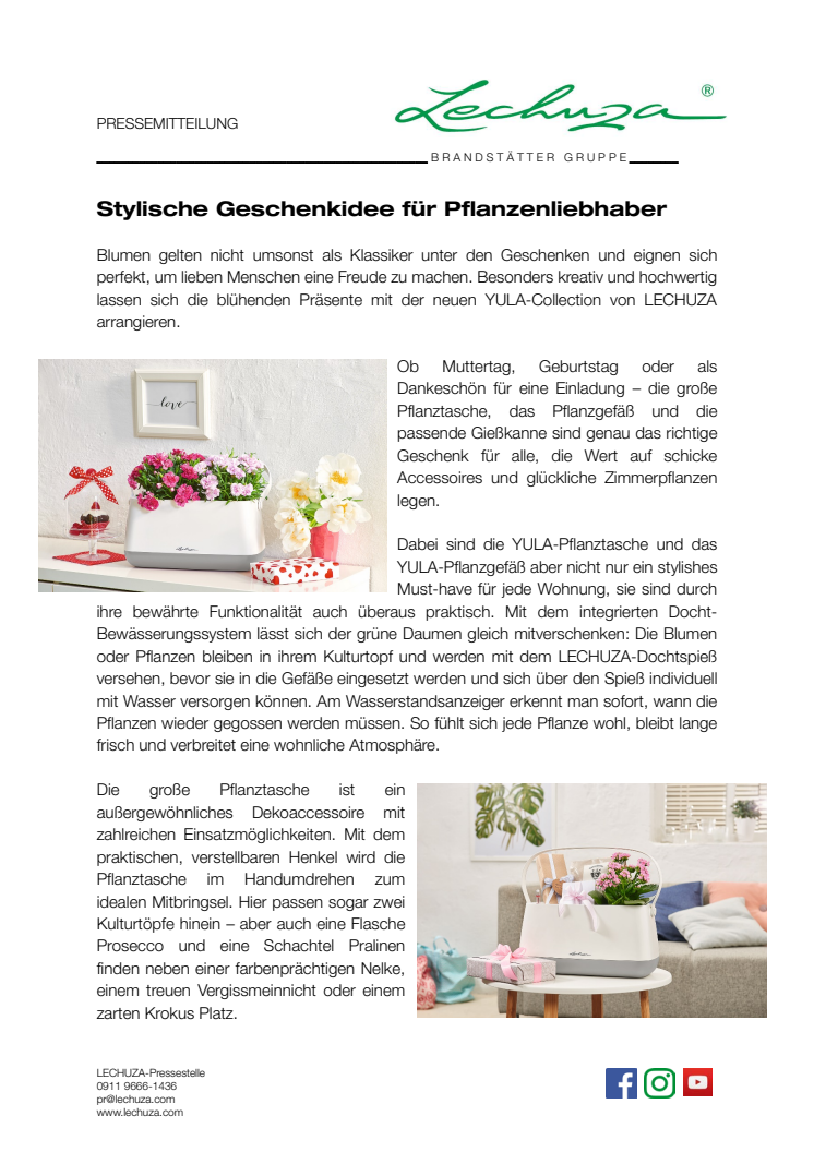 Stylische Geschenkidee für Pflanzenliebhaber