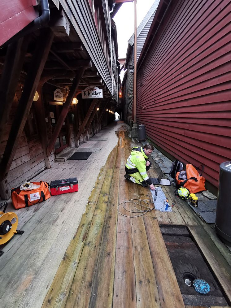 Overvåking av Bryggen i Bergen