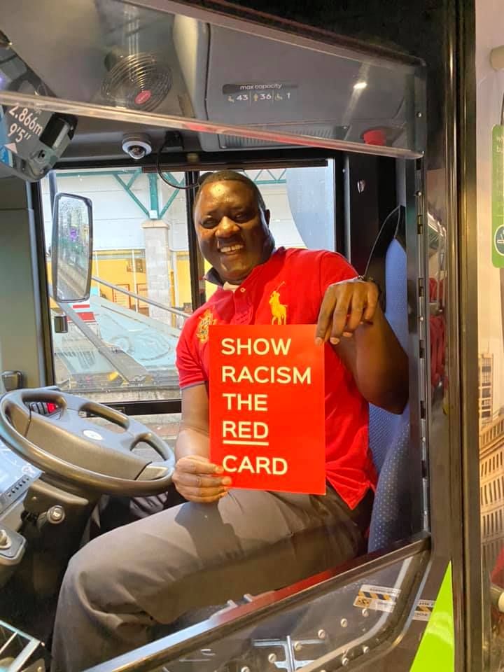 Go North East wears red to support and raise money for Show Racism the Red Card’s Wear Red Day