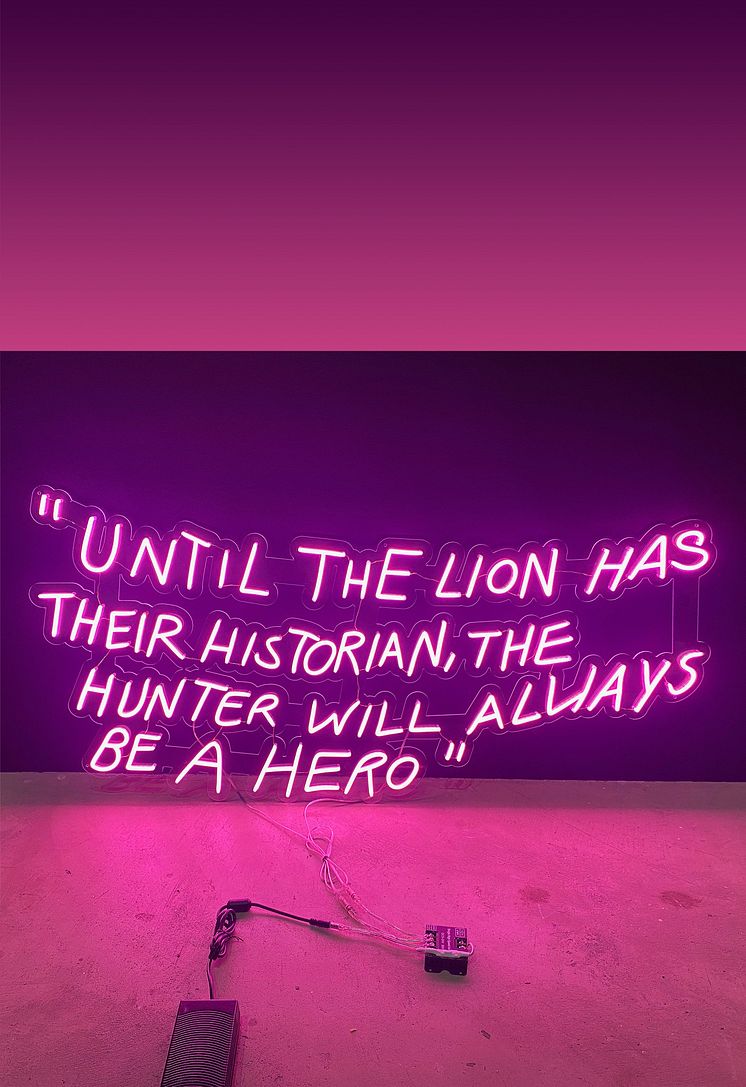 Jeannette Ehlers, Until the lion, 2021