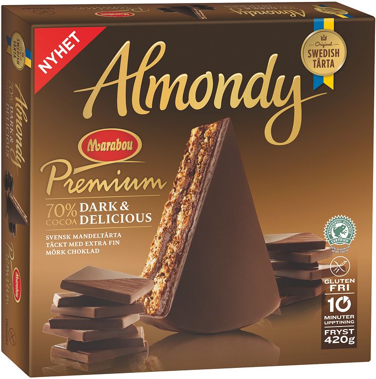 Almondy Marabou Premium Dark & Delicious 70%