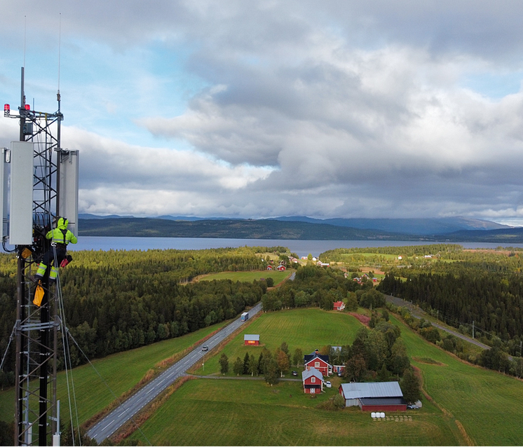 Mobilmast Telia - fotograf Martin Pehrsson