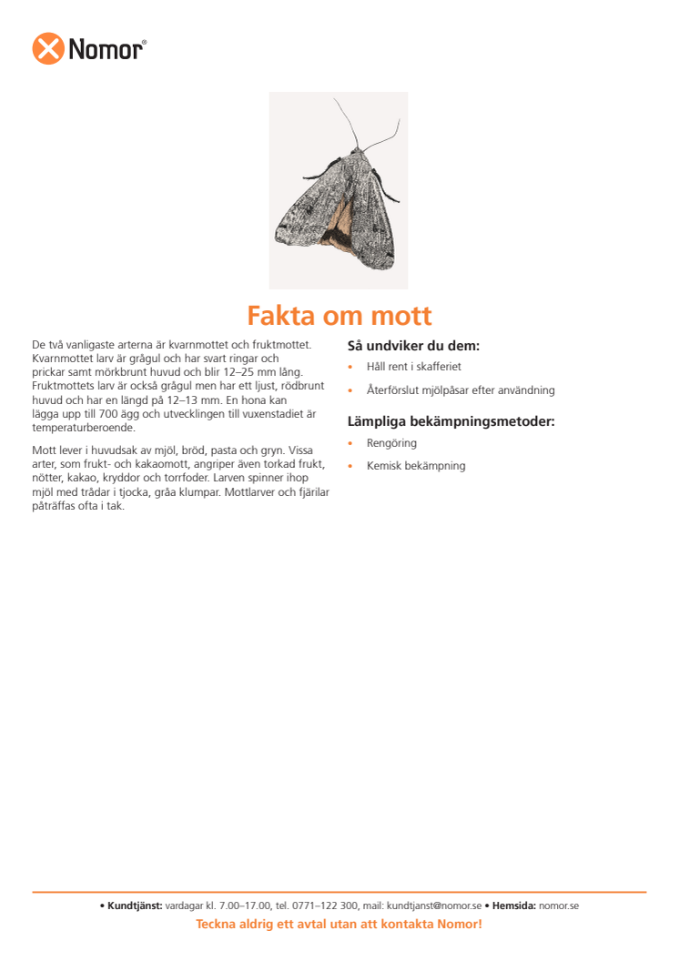 Fakta om mott