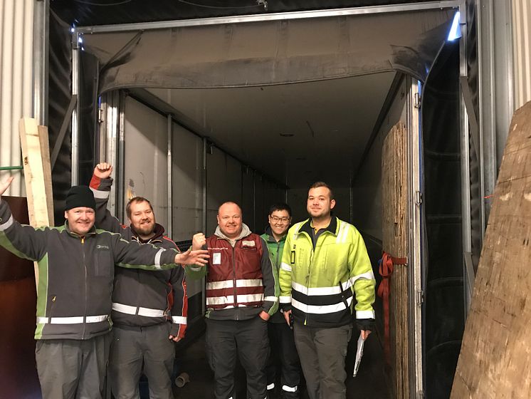 Godsgutta. Rent bord i Ålesund