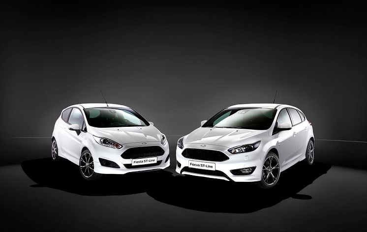 Ford Fiesta ST-Line og Ford Focus ST-Line