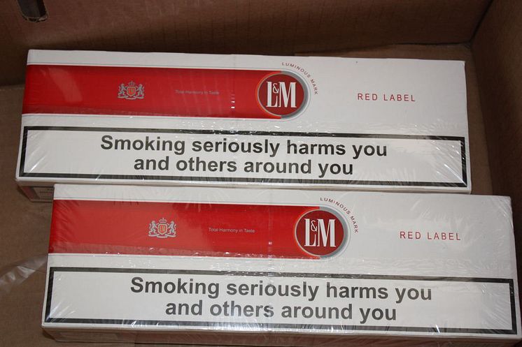 LON 13/15 Cigarettes Seized