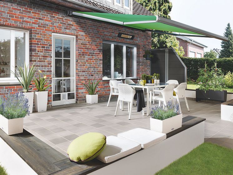 Moderner Landhausstil im Garten, auf dem Balkon oder der Terrasse