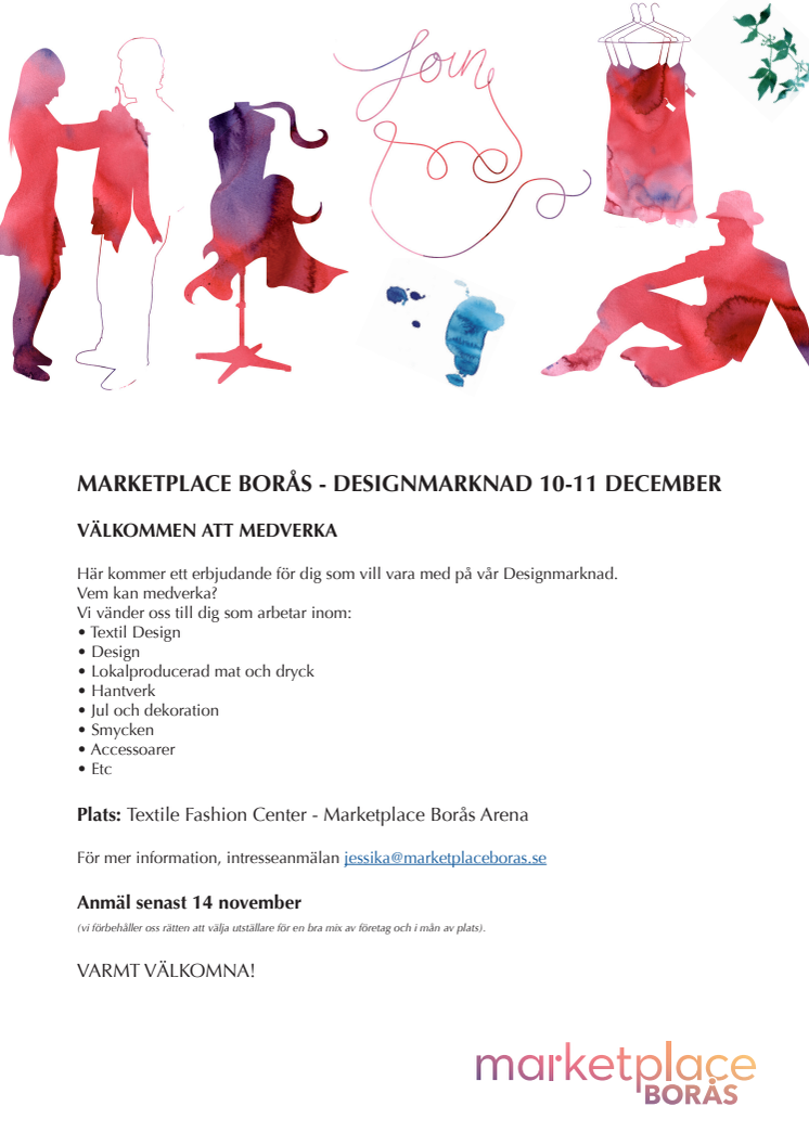 Marketplace Designmarknad 10 - 11 december