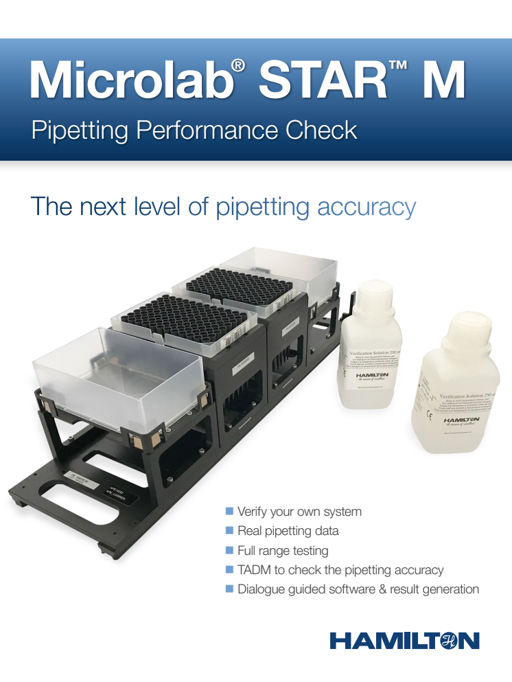 Pipetting Performance Check- the next level of pipetting accuracy