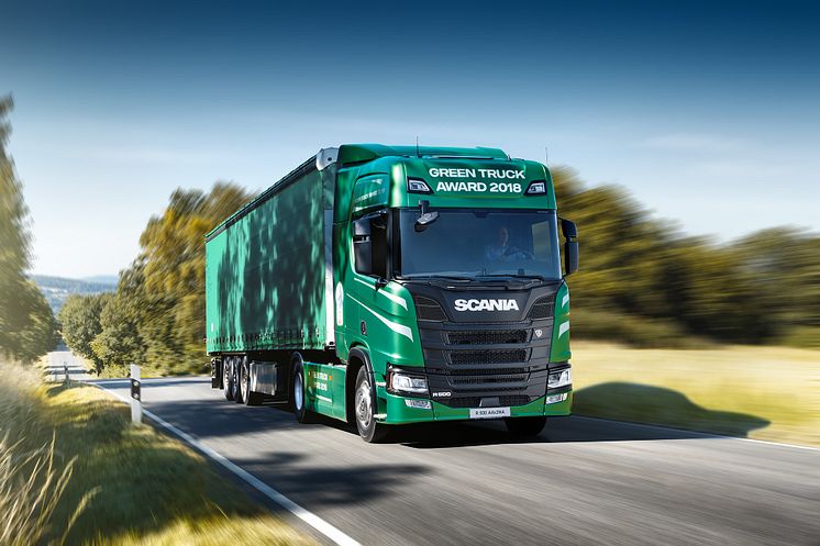 Scania Sondermodell Green Truck Award 2018