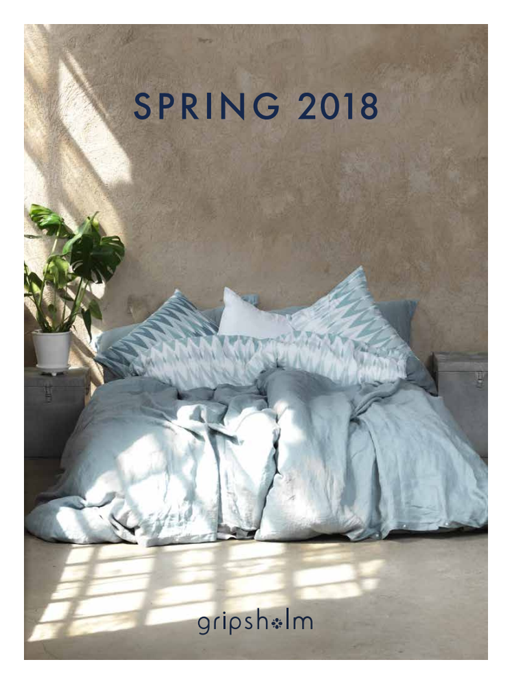 GRIPSHOLM CATALOGUE SPRING 2018