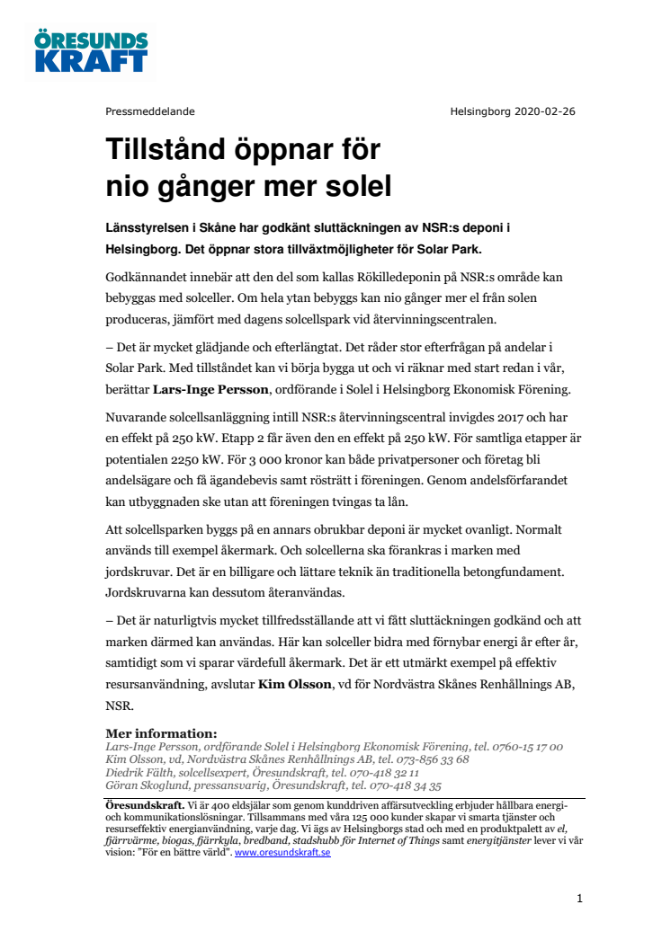 Tillstånd öppnar för nio gånger mer solel