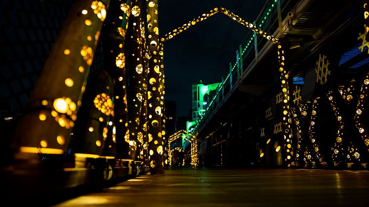 Bamboo Lighting at SUMIDA RIVER WALK