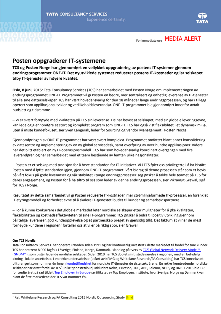 Posten oppgraderer IT-systemene