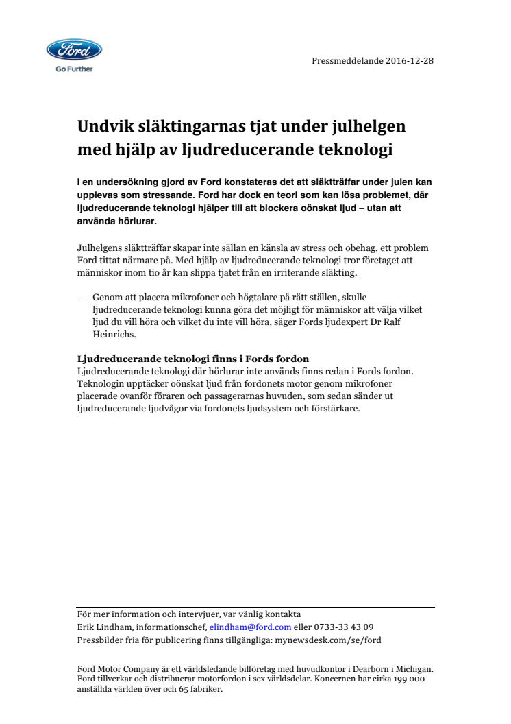 Undvik släktingarnas tjat under julhelgen med hjälp av ljudreducerande teknologi 