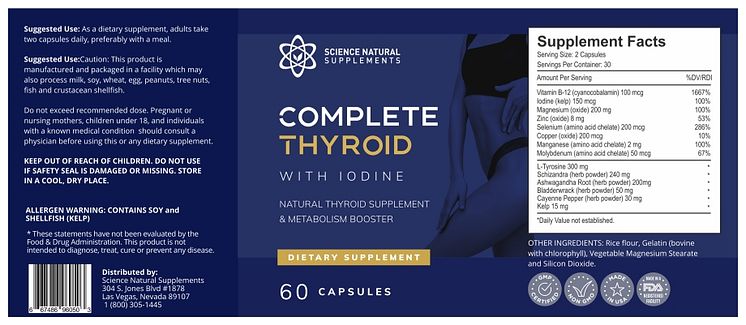 ingredient inside Complete Thyroid