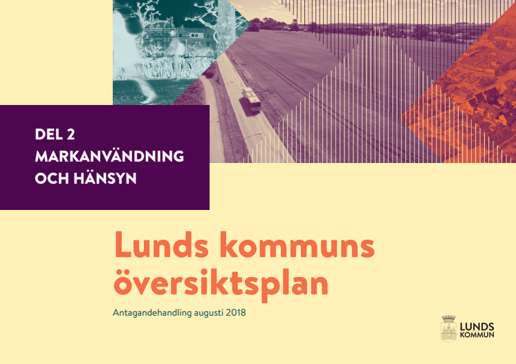 Markanvändning översiktsplan, augusti 2018