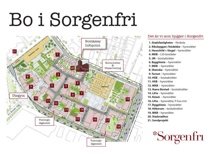 Bo i Sorgenfri – karta 23 september 2017