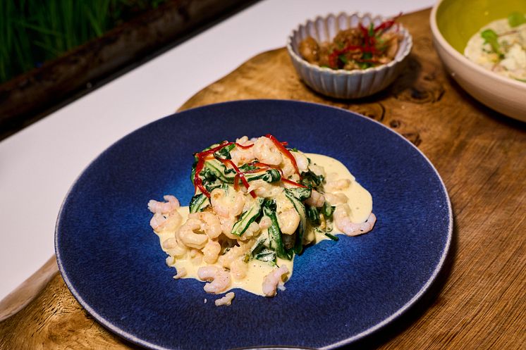 11 Potted cold water prawn crumpet with brown butter hollandaise.jpg