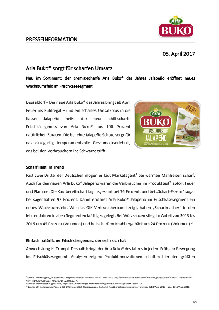 Arla Buko® sorgt für scharfen Umsatz