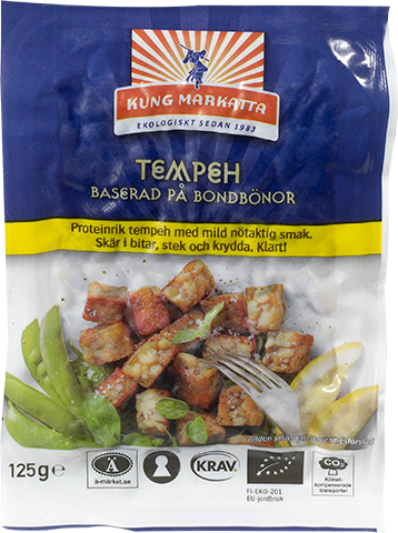 Kung Markatta Tempeh baserad på bondbönor