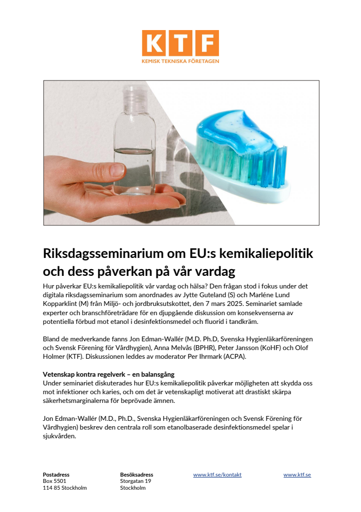 Pressmeddelande Riksdagswebinar om EUs kemikaliepolitik och dess påverkan på din vardag - KTF 250310.pdf