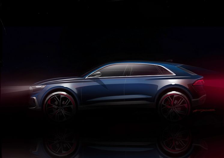 Audi Q8 concept - design sketch