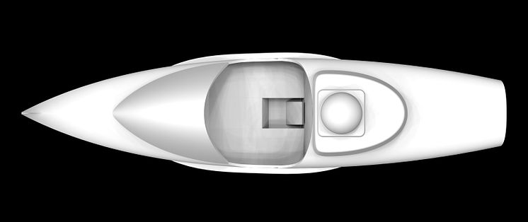 Hi-res image - Ocean Signal - Rendering of the new boat designed by Jim Antrim for solo rower Lia Ditton