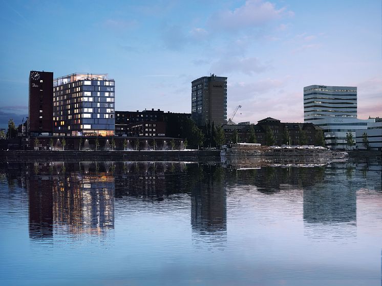 Nytt Clarion Hotel i Umeå. Bilde: Nordic Choice Hotels