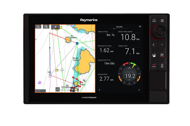 High res image - Raymarine - LH3.9 Sailing features