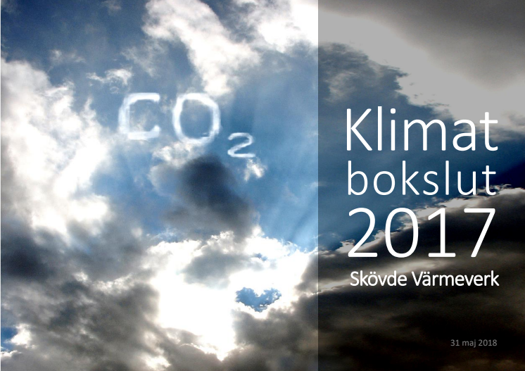 Klimatbokslut Skövde Värmeverk 2017