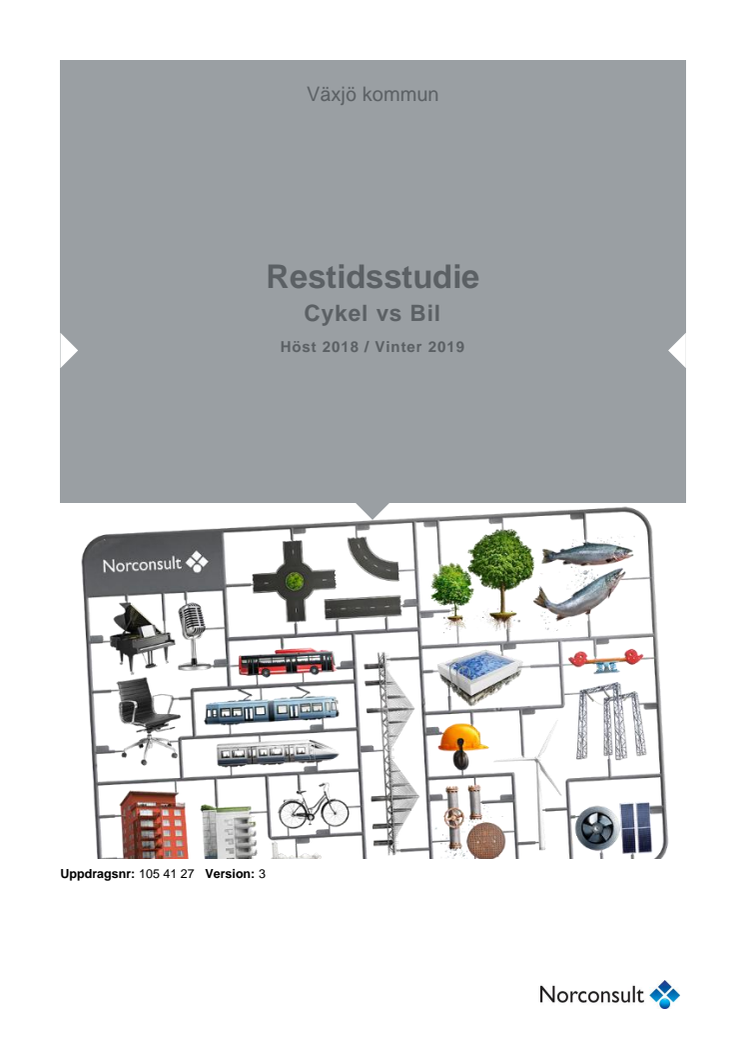 Rapport restidsstudie cykel och bil