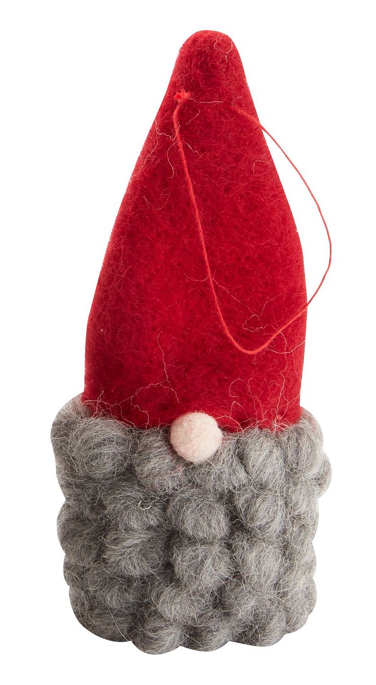 Lutin de Noël MUGGLESTEN H17cm gris