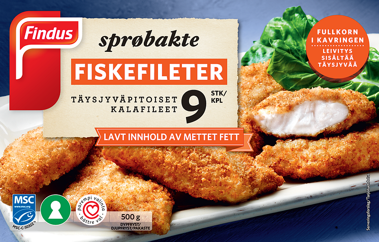 Findus Sprøbakte fiskefileter