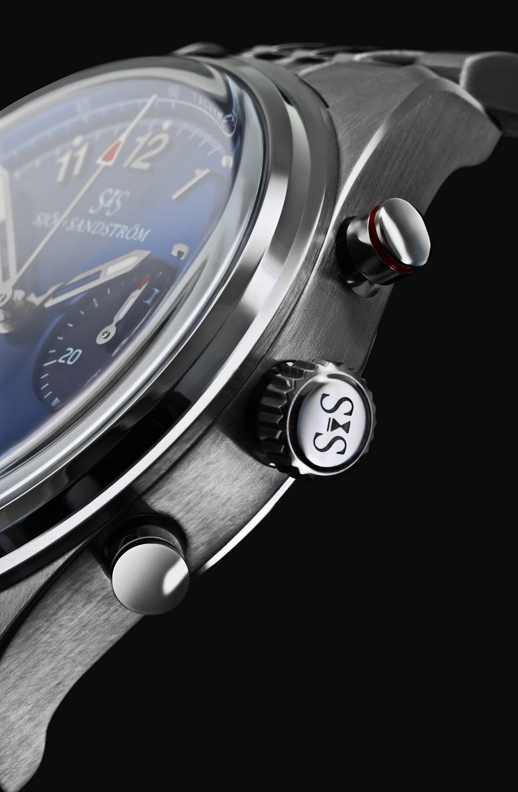 Royal Steel Chronograph 40mm Close up 3 - Sjöö Sandström.jpg