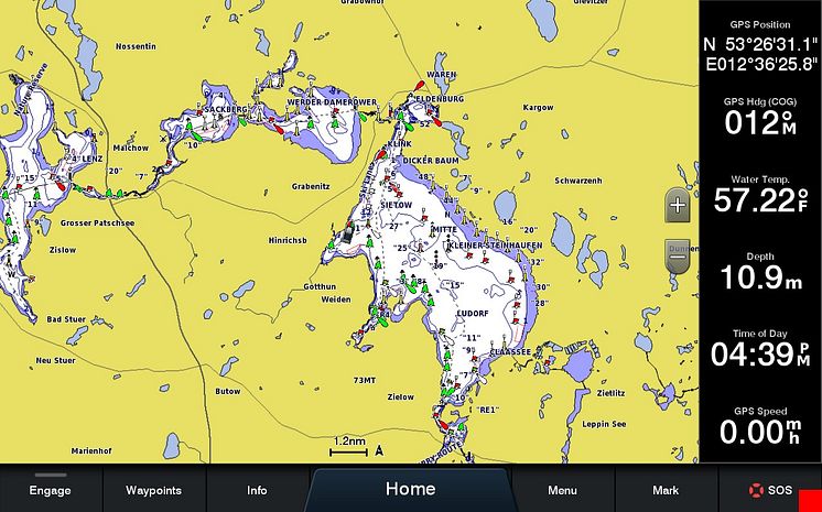 Garmin BlueChart2022 Eldenburg (c) Garmin Deutschland GmbH