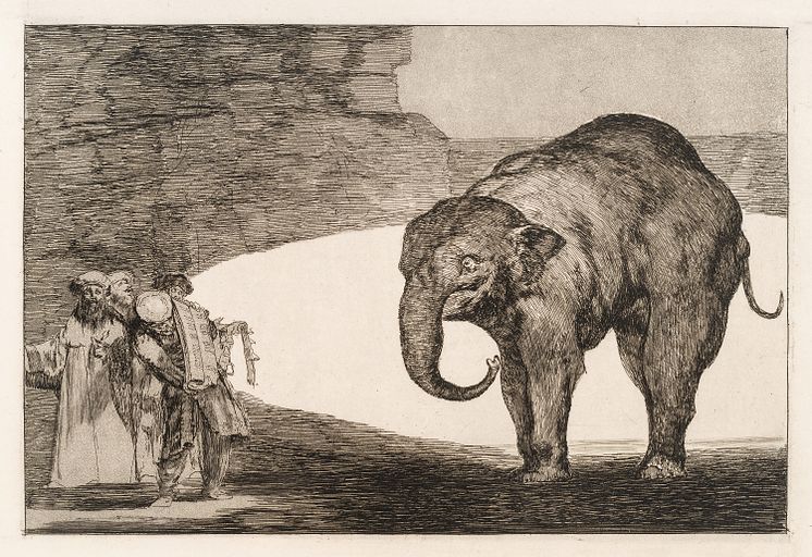 Francisco Goya, Animal Folly, ca. 1815-19. Kode.