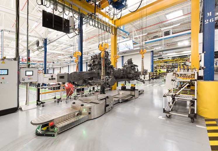 CLAAS traktorfabrik i Le Mans