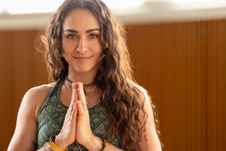 Yogainstruktör på Hagabadet Rebecka